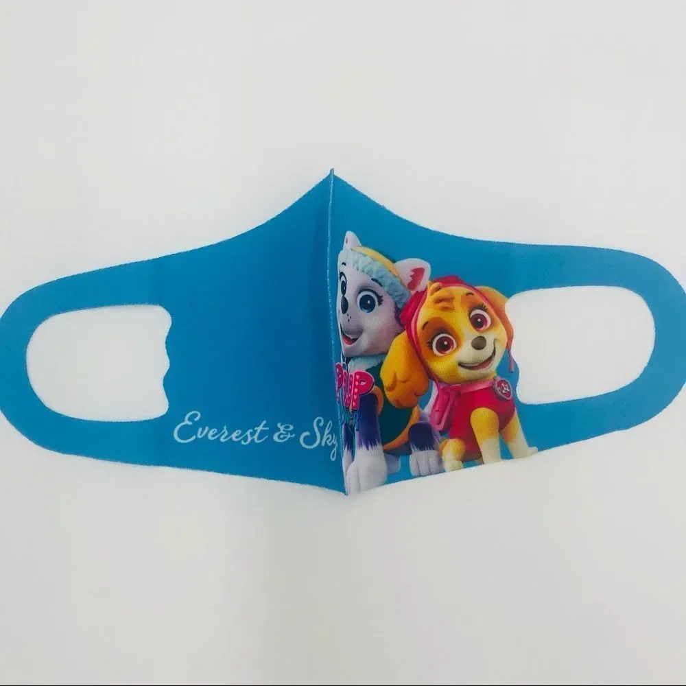 Brand New Kids Paw Patrol Blue Reusable Face Mask Material Ice Silk‎